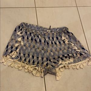 Fringe shorts